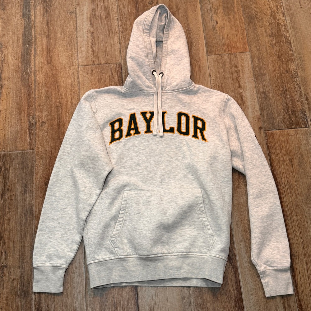 League Baylor University Bears Hoodie Oatmeal Heather SF100 Medium